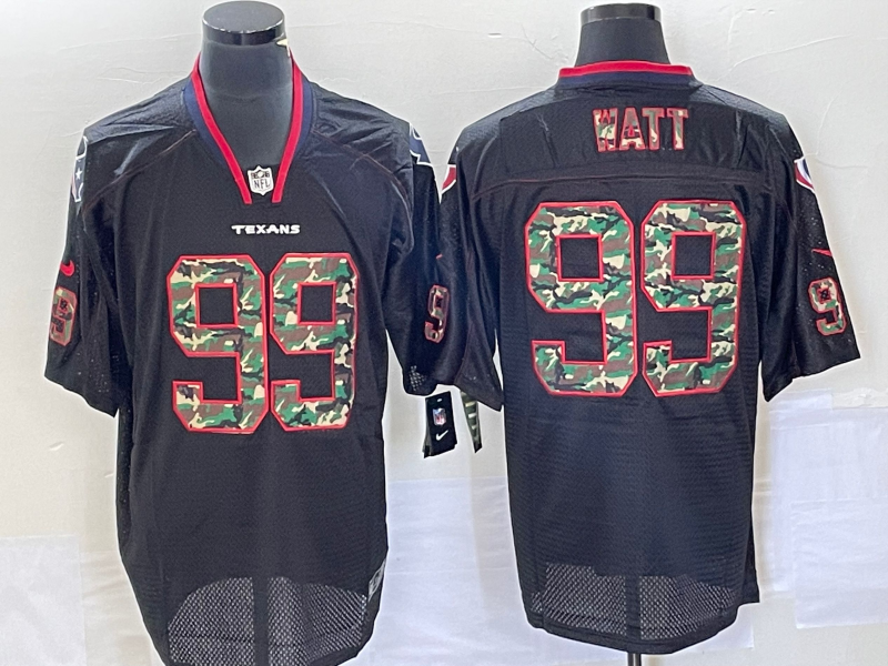 Men's Houston Texans J.J. Watt #99 Black Jersey